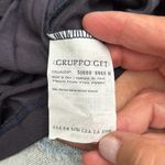 Giorgio Armani Gorgeous  deep V top super sexy navy silky Photo 2