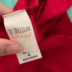 O’ Delilah Bodycon Lace Back Cutout Dress Red Size M Photo 3