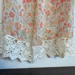 Jack by BB Dakota Jack Women‎ Long Sheer Floral Cardigan Medium Polyester/Crochet Lace Beach Cover Photo 5