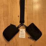 Lululemon  Dual Pouch Wristlet Black New With Tags Photo 1