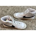 Nike  Blazer Mid '77 Women's 8.5 ~ White Black Sneakers Classic Retro Style Photo 4