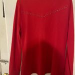Ariat  Red Studded Long Sleeve Blouse Photo 2