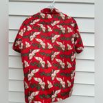 Forever 21  Red and White Camouflage Casual Shirt Photo 2