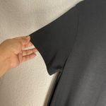 American Giant Black Short Sleeve Midi Dress Size S Photo 3