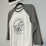 Magnolia Farms Gray Grey White Raglan Baseball Shirt Size Small Waco TX Photo 1