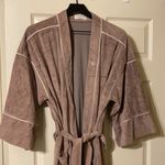 Christian Dior Vintage Monsieur tan plush velvet logo robe, one size Photo 2