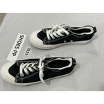 Womans Jenn Aader Sport Cl1808018 8 Black Canvas Lace Up Low Top. Sneakers NWOT Photo 2