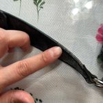 Guess Black Quilted floral Crossbody Bag with cheetah lining and bag charm Photo 8