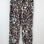 Know One Cares New Leopard Print Brushed Knit Joggers Sweatpants Photo 1