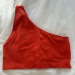 Set Active  Orange One Shoulder Top Photo 1