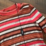 Free People  striped knit fitted sweater Photo 3