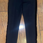 Calvin Klein  Power Stretch black dress leggings pants
velvet side stripe Large Photo 0