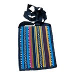 BOHO FABRIC CROSSBODY
ZIPPER PURSE Black Photo 1