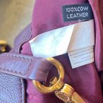 Marc by Marc Jacobs MARC JACOBS Wine Red Burgundy Cabernet Tumbled Leather Top Handle Women’s Tote Photo 7