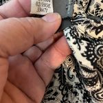 Banana Republic  Black and White Paisley Button Down Shirt Photo 5