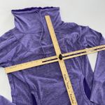 prAna  Sweatshirt Womens Medium Purple Ember Cowl Neck Thumb Hole Pullover‎ Top Photo 6