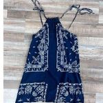 Faithfull the Brand Faithfull x REVOLVE New Age Navy Dress Bandit Print Size XS Photo 0