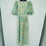 Rococo NWT  Sand RS-Elan 1728 Sparkle Metallic Puff Sleeve Midi Dress Size XS Photo 8