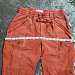 Anthropologie  Cropped Cargo Pants in Rust Photo 6