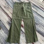 Michael Stars  100% Linen Olive Green 2 Piece Pants and Jacket Photo 4