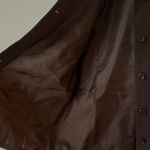 Pendleton  Dark Brown Button-Up blazer 100% virgin wool Photo 2