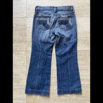7 For All Mankind  Dojo Crop Flare Jeans Size 26 Medium-Light Wash‎ Low Rise Photo 3