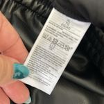 Gap Black Faux Leather Wide Leg Pants Photo 9