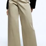 ZARA WIDE LEG CROPPED PANTS Photo 0