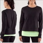 Lululemon  long sleeve tee top sweatshirt Run Warm Up Crew zipper crewneck shirt Photo 6