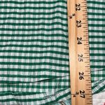 Cato  plus size 14/16W Cape Town jelly bean blouse green and white checkered nwt Photo 6