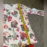 Style & Co New  Printed White with fall tones Scoop-Neck Knit Long Sleeve Top XS Photo 5