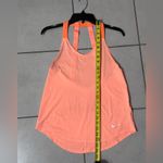 Nike  Dri-Fit Women Orange Sleeveless Athletic Tank Top size S. Photo 6