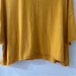 Free People We The Free Golden Mustard Yellow Short Sleeve Oversized Tee, Size S Photo 7