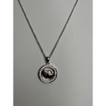 Fine Silver Plated Heart Pendant Necklace With Two Photo 10