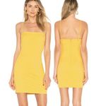 Revolve SuperDown strap mini yellow dress women Size Small Photo 0