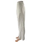 & Other Stories & Other Stories Women's White Pleated High Rise Wide Leg Trousers Pants Size 12 Photo 1