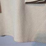 Coldwater Creek  Textured Pullover Sweatshirt Cream Waffle Size XL Patch Pockets Photo 8