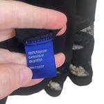 Apt. 9  black crewneck, long flow sleeve lace lined blouse large Photo 6