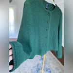 Lands' End 100% Wool  Cardigan Blazer Scandi Structured Dark Academia Winter Fall Photo 3