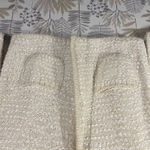 Amina Rubinacci Napoli Cream Textured Knit Cardigan Jacket Sweater 44 Made Italy Size 8 Photo 4