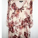 Lulus Womens Floral Mini Shift Dress Size S Wedding Event Feminine Elegant Date Photo 0