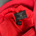 Sean John NWT  Women's Size M Red Button-Up Double Breasted Coat Bomber Jacket Photo 8