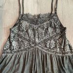 POL NWOT Gray Boho Lace Cami Top Adjustable Straps Size Medium Photo 1