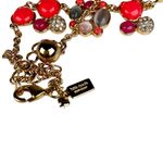 Kate Spade  New York Bashful Blossom Statement Necklace Rhinestone Coral Pink Photo 3