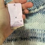 Wild Fable Knit Pull Over Cropped Sweater, Blue Stripe Medium NWT Photo 2