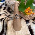 Multi Star Cluster Sterling Silver Ring Size 6 Photo 1