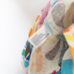 Tabitha Brown Womens Linen Dress‎ Size M Puff Sleeve Tiered Maximalist Summer Size M Photo 5