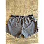 Under Armour Womens Gray Athletic Shorts Drawstring Waistband HeatGear Photo 4