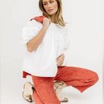 Crescent CRESENT Coral Wide Leg Pantsuit Photo 6