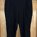 Chico's women’s black Cargo Pants cropped size 1.5 Photo 0